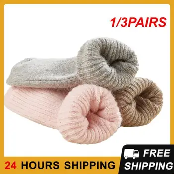 1/3PAIRS -tube Чорапи Оживени и интересни Празнични вълнени чорапи Зимни потребности Чорапи Дишаща материя Модерен