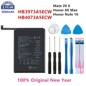 100% Оргинална HB3973A5ECW HB4073A5ECW 5000mAh батерия за HUAWEI Honor 8X Max/Honor Note 10 /Mate 20X 20 X EVR-AL00+Tools