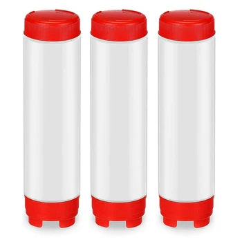16 Oz подправка изстискване бутилка за многократна употреба съвет голям клапан дозатор за сосове кетчуп