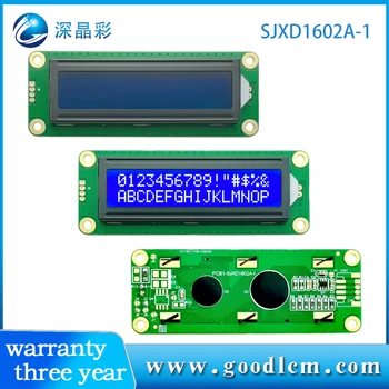 1602A-1 LCD дисплей модул16x02 AIP31068L контролер STN син отрицателен LCD модул Множество режими и цветове 5V захранване