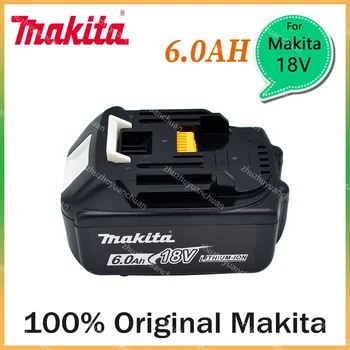 18V 6.0Ah Makita оригинал с LED литиево-йонна замяна LXT BL1860B BL1860 BL1850 Makita акумулаторна батерия за електроинструмент 6AH