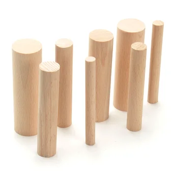 1PC DIY дървени пръчки сграда модел прът твърда дървесина творчески ръчно изработени тъкани занаятчийски гоблени аксесоари Детски образователни играчки