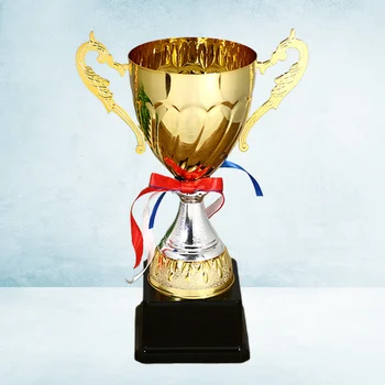 1PC Sports Match Alloy Trophy Конкурентен метален трофей Училищен турнир Honor Trophy (24cm)