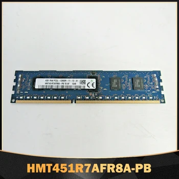 1PCS висококачествена RAM 4GB 4G 1RX8 DDR3L PC3L-12800R ECC за SK Hynix памет HMT451R7AFR8A-PB