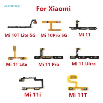 1PCS За Xiaomi Mi 11 10 5G 11 Lite Pro Ultra 11i 11T 10T Заглушаване на страничния бутон Оригинален ключ Сила на звука Включване на Flex Cab