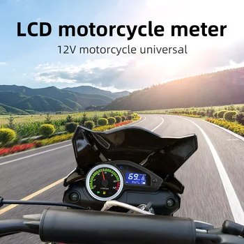 2023 Moto Dashboard LCD цифров инструмент Одометър тип скоростомер Тахометър за Honda OffRoad XR150 XR150L XL150 CG150 GY200