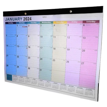 20232024 Деликатен плановик Календар Голям хол Хартия за стена Английски Дневен ред
