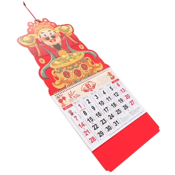 2024 Годината на драконовата стена Календар Декор Ясно отпечатан висящ етикет Декорация на дома Китайски стил хартия аксесоар