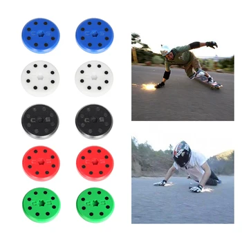 2Pcs/Set Longboard скейтборд слайд ръкавици сменяеми слайд шайби резервни части комплект - избор на цветове