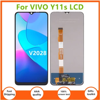  6.51inch за VIVO Y11s LCD дисплей сензорен екран събрание замяна за VIVO Y11S V2028 LCD