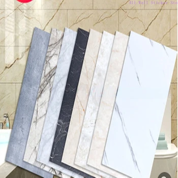 60cmX30cm винил самозалепващи плочки стена стикер за баня хол декор за стени тапети кухня PVC водоустойчив стикер