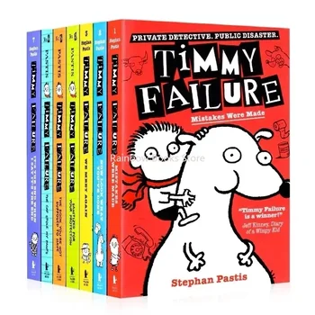 7 Книги Тими провал колекция серия деца английски четене история детски детектив смешно глава фантастика