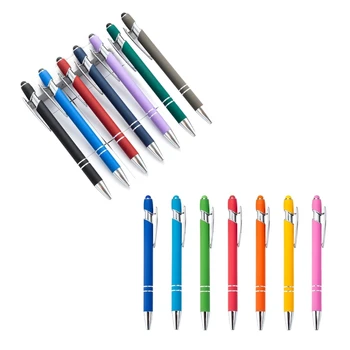 7 парчета прибиращ се стилус върха химикалки 1.0mm гладка писане писалка писалка N0HC