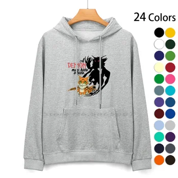 A Demon May Hide Inside Pure Cotton Hoodie Sweater 24 цвята Meicoomon Tri Digimon Adnevture Meicrackmon Demon Shadow Тъмно червен