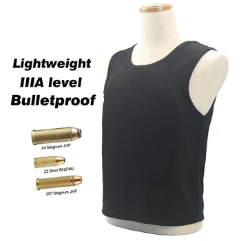Bulletproof T shirt Clothing Anti Bullet Vest Clothes IIIA Level Ultra-comfortable Lightweight Hidden Inside Wear Soft