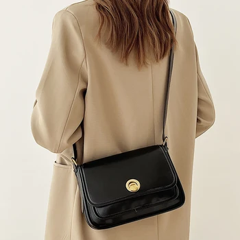 Casual жени Pu кожа рамо Crossbody чанти високо качество дами чанти пратеник чанта моден дизайнер женски малка чанта