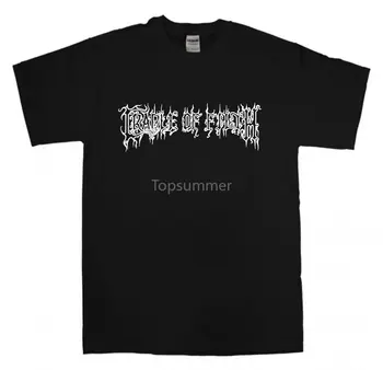Cradle Of Filth Ново лого Черна тениска S-Xxl Gothic Black Metal Dani Cool Slim Fit Letter Printed New Brand-Clothing T Shirts