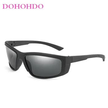 DOHOHDO Поляризирани слънчеви очила Ретро мъжки нюанси за шофиране на открито Спортни слънчеви очила за мъже Марка дизайнер Drive очила UV400