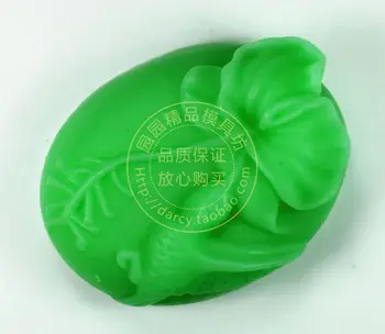 Flower силиконов сапун мухъл DIY ръчно изработени занаятчийски 3d сапунени форми S219