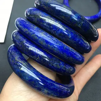 Gemstone Blue Natural Lapis Lazuli Bracelet Изящна благородна нефритена гривна Аксесоари за ръчна декорация Бижута Бутиков изискан подарък