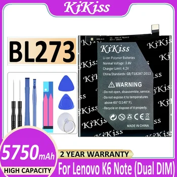 KiKiss батерия BL273 BL270 за Lenovo K6 Забележка /K6 Забележка K53a48 Vibe K6 Plus G Plus G5 Plus Bateria + Track NO