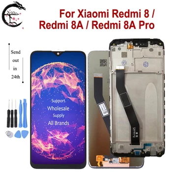 LCD с рамка за Xiaomi Redmi 8 LCD Redmi 8A pro дисплей екран сензор за докосване Дигитайзер събрание Redmi8 екран Redmi8A LCD дисплеи