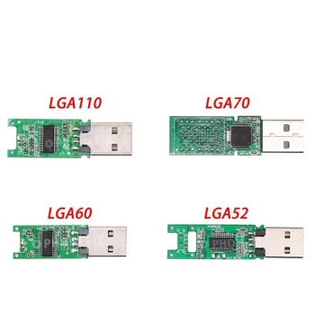 LGA52/LGA60/LGA70/LGA110 DIY UDisk PCB USB 2.0 модул на главната платка без NAND флаш памет за iphone 4 -11promax DIY U диск