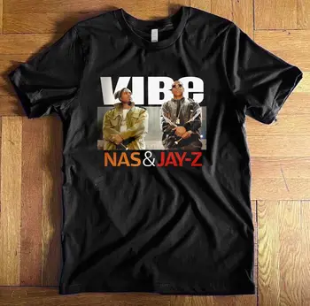 Nas & Jay-Z VIBE Унисекс тениска (Bella Canvas)