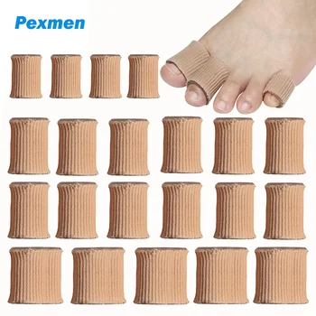 Pexmen 1/2/5Pcs Протектори за пръсти Тръби за пръсти Ръкави Мек гел Подложки за пръсти за мазоли Мехури Калус Пръсти и пръсти Инструмент за грижа за краката