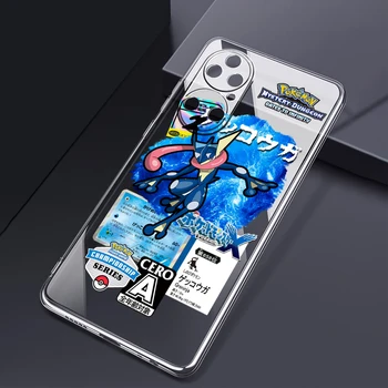 Pokemons Greninja Калъф за телефон Jigglypuff за Huawei P50 P40 P30 P20 Lite 5G Nova Plus 9 SE Pro Y9S Prime Honor 9X прозрачен