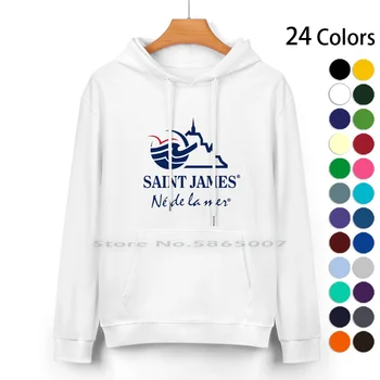 Premium Retro Saint James Pure Cotton Hoodie Sweater 24 цвята Cool Fashion Avnier Orelsan Партито свърши Saint James Basic