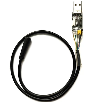 USB кабел за програмиране за 8Fun / Bafang BBS01 BBS02 BBS03 BBSHD Mid Drive / Center Electric Bike Motor Програмиран кабел