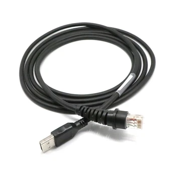 USB кабел прав 2m черен оригинален CBL-500-300-S00 за honeywell 1900g Hyperion 1300g ксенон 1200g