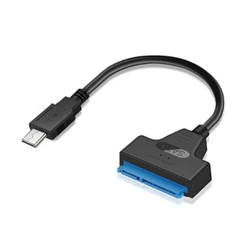 USB3.0 Easy Drive Line Sata 22Pin to USB Transfer Wiring Computer 2.5 инчов твърдотелен механичен мобилен