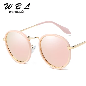 WarBLade 2019 Жени поляризирани слънчеви очила Femme жени кръгли очила нови слънчеви очила мъжки марков дизайнер