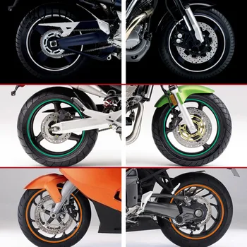 Wheel стикер отразяващи джантата ивица лента велосипед мотоциклет стикери за YAMAHA YZF R15 XT660 X R Z TMAX 500 530 TMAX500 530 250