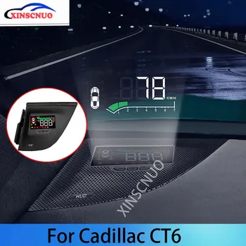 XINSCNUO Car HUD Head Up дисплей за Cadillac CT6 2016 2017 2018 2019 OBD скоростомер проектор Airborne компютър