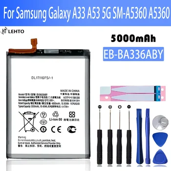  Батерия за подмяна с висок капацитет EB-BA336ABY За Samsung Galaxy A33 A53 5G SM-A5360 A5360 Батерия за зареден телефон EB-BA536ABY