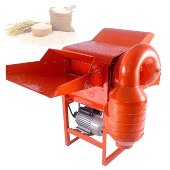 Бензинов двигател Мини многофункционален ориз Пшеничен боб Сорго Просо Thresher Електрическа вършачка Shelling машина