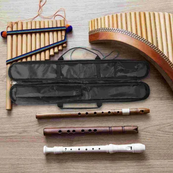 Водоустойчив калъф Бамбукова чанта за флейта Удобна професионална кутия за съхранение Оксфордска кърпа студент