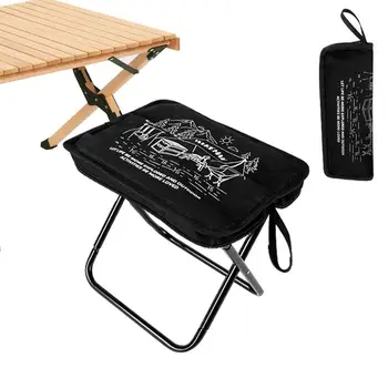 Външни къмпинг столове Тежкотоварни външни столове с чанта за носене Лека табуретка за къмпинг 264 lbs Капацитет за пешеходен туризъм Пътуване