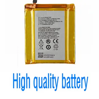 Голям капацитет Li-ion висококачествена резервна батерия автентична Li3927T44P8H726044 2705mAh за ZTE Axon 7 мини смартфон