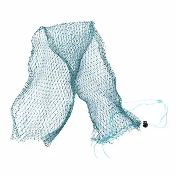 Дължина на устата 1 метър Инструмент за риболовни принадлежности Dip Drift Shrimping Net Найлон Риболовна мрежа Риболовна клетка Риболов Капан за стръв Minnow Mesh