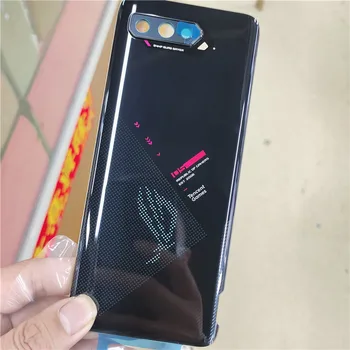 За Asus ROG телефон 5 ZS673KS задната батерия капак врата задно стъкло корпус случай батерия капак подмяна (без обектив камера)