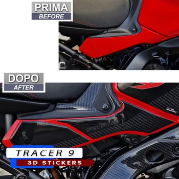 За аксесоари за мотоциклети Yamaha Tracer 9 2022 2023 - 3D стикер аксесоари за мотоциклети 3D епоксидна смола стикер Decal