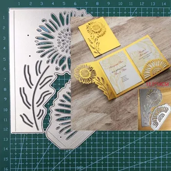 Завързана метална режеща щанци Скрапбукинг DIY фотоалбум карта вземане декоративни шаблон щамповане