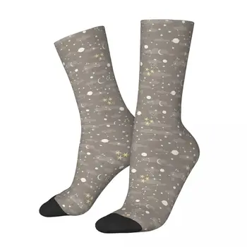 Зимни топли цветни жени Мъже Космос и звезди Чорапи Space Galaxy Sweat абсорбиращи спортни чорапи