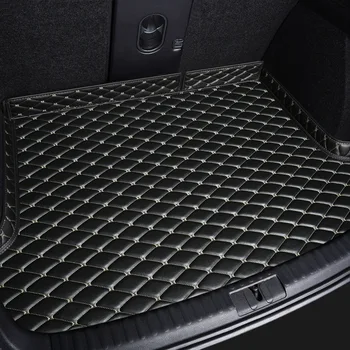 Изкуствена кожа персонализирана стелка за багажник за кола за Infiniti QX60 2020-2022 QX70 QX80 2013-2017 Аксесоари за кола Интериор