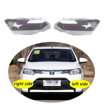 Използвайте за Toyota Yaris 2014-2016 vios Прозрачен фар капак лампа сянка преден фар черупка абажур обектив черупка
