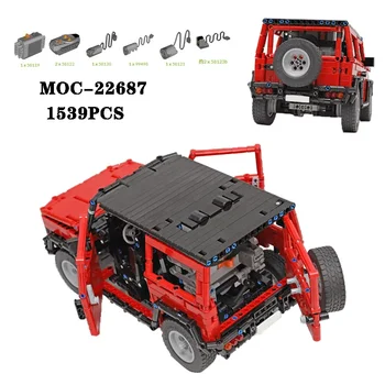 Класически градивен блок MOC-22687 офроуд превозно средство с висока трудност при снаждане 1539PCS подарък за играчки за рожден ден за възрастни и деца